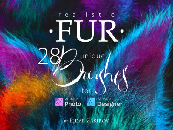 Download Realistic FUR Brushes for Affinity Photo - Brushes Collection