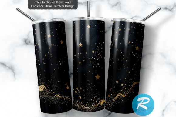 Download Night Sky with Gold Glitter - Gold glitter Collection