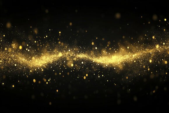 Download Gold Glitter with Dark Background Wallpa - Gold glitter Collection