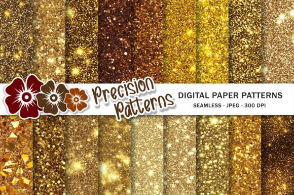 Download Gold Glitter Digital Papers - Premium Resources