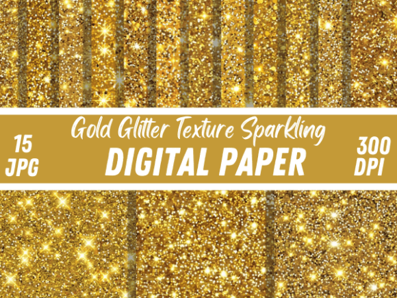 Download Gold Glitter Texture Sparkling Patterns - Gold glitter Collection