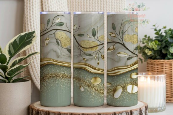 Download Elegant Marble Gold Glitter 20oz Tumbler - Gold glitter Collection
