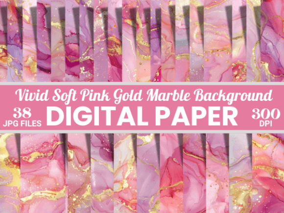 Download Vivid Soft Pink Gold Glitter Marble - Gold glitter Collection