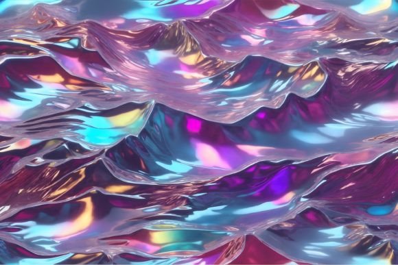 Download Holographic Glossy Foil Background - Glossy foil Collection