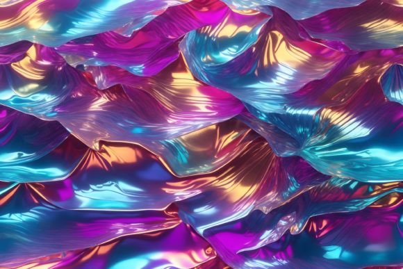 Download Holographic Glossy Foil Background - Glossy foil Collection