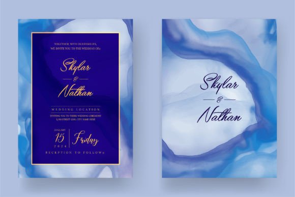 Download Elegant Marble Texture Wedding Card - Elegant marble Collection